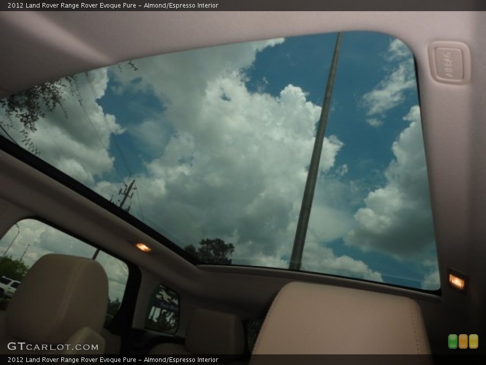 Almond/Espresso Interior Sunroof for the 2012 Land Rover Range Rover Evoque Pure #68277173