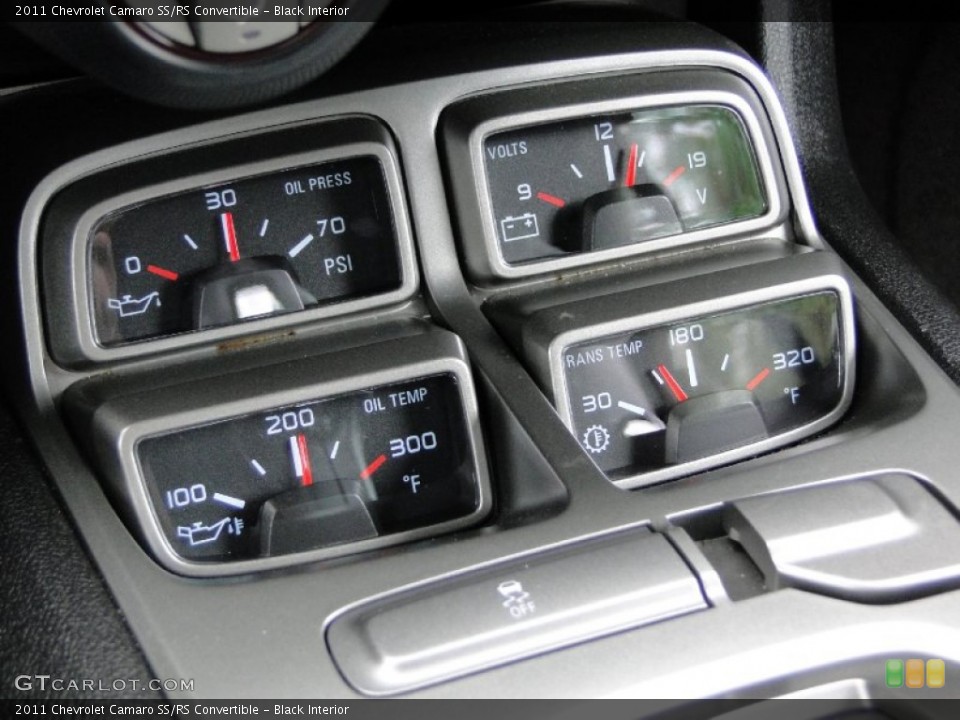 Black Interior Gauges for the 2011 Chevrolet Camaro SS/RS Convertible #68277242