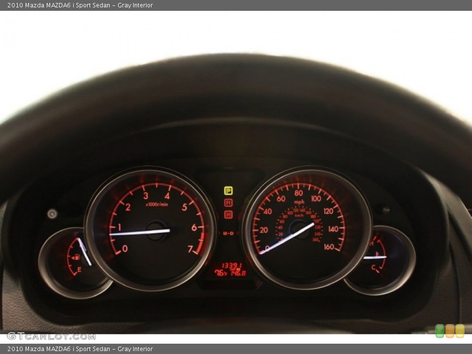 Gray Interior Gauges for the 2010 Mazda MAZDA6 i Sport Sedan #68278046