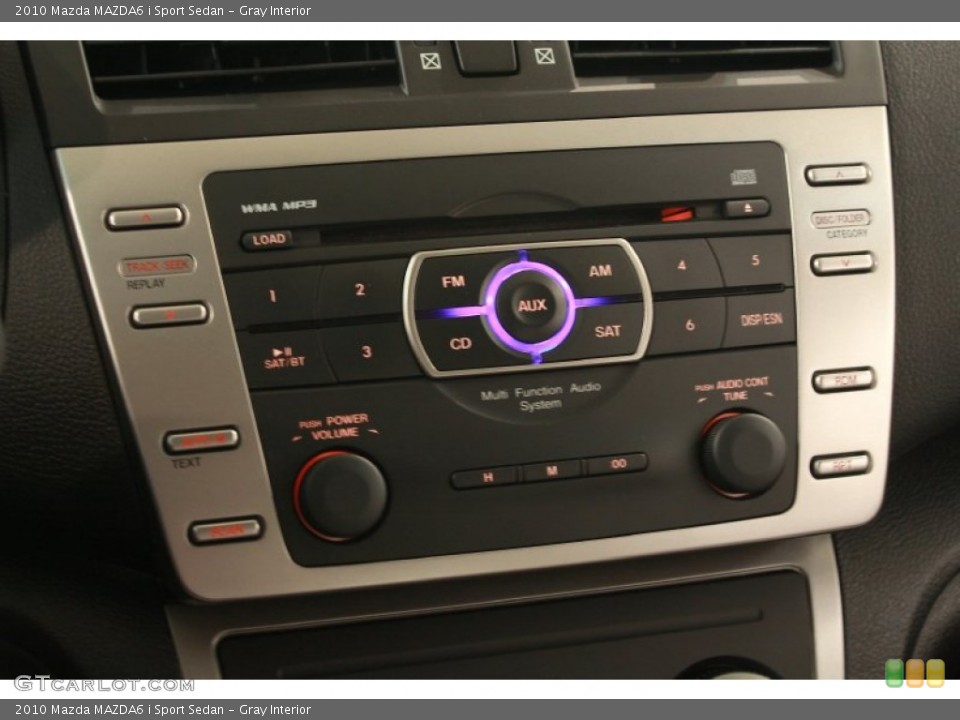 Gray Interior Audio System for the 2010 Mazda MAZDA6 i Sport Sedan #68278052