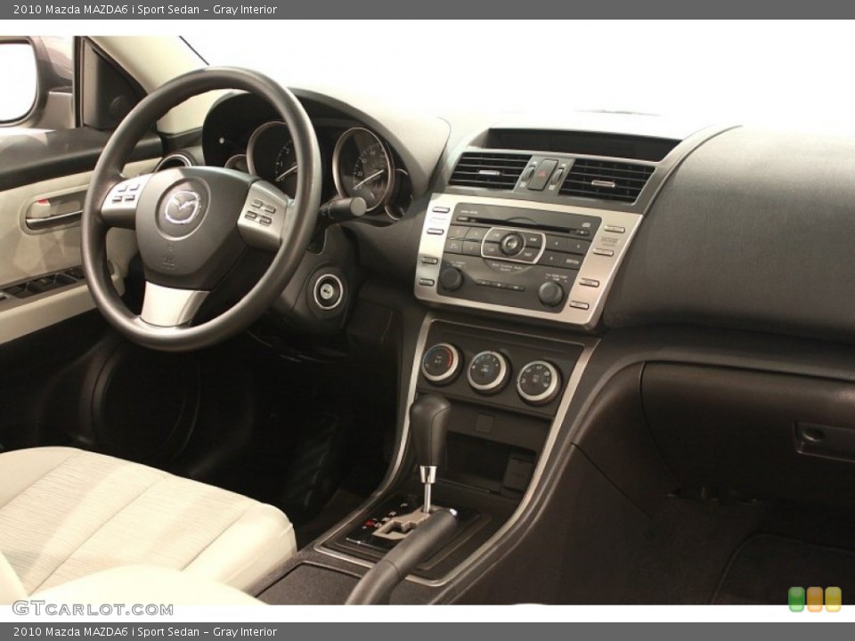 Gray Interior Dashboard for the 2010 Mazda MAZDA6 i Sport Sedan #68278061