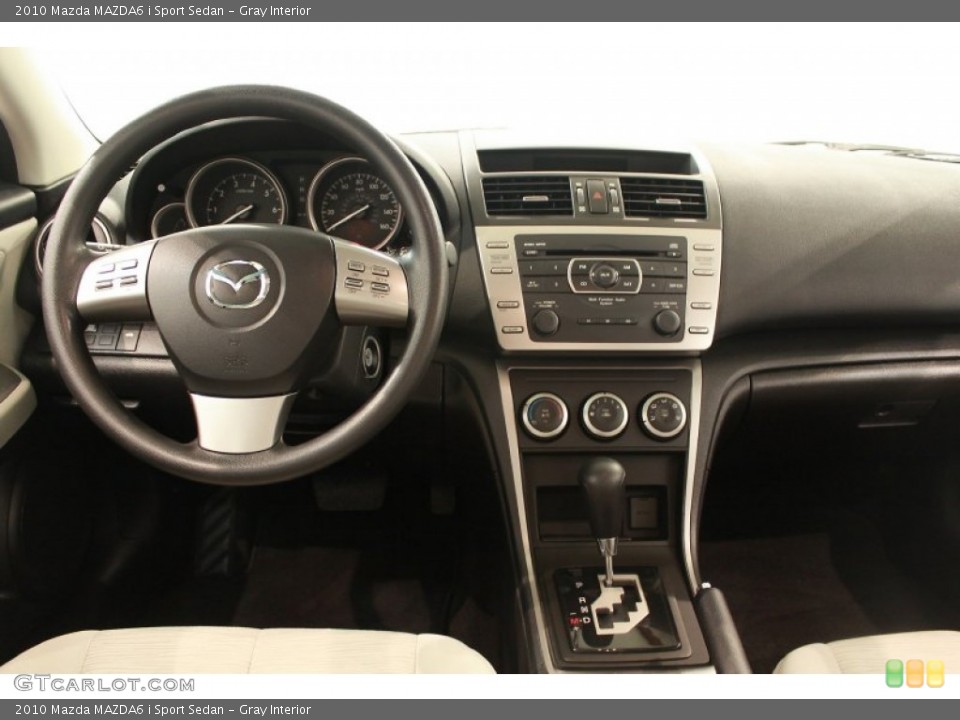 Gray Interior Dashboard for the 2010 Mazda MAZDA6 i Sport Sedan #68278076