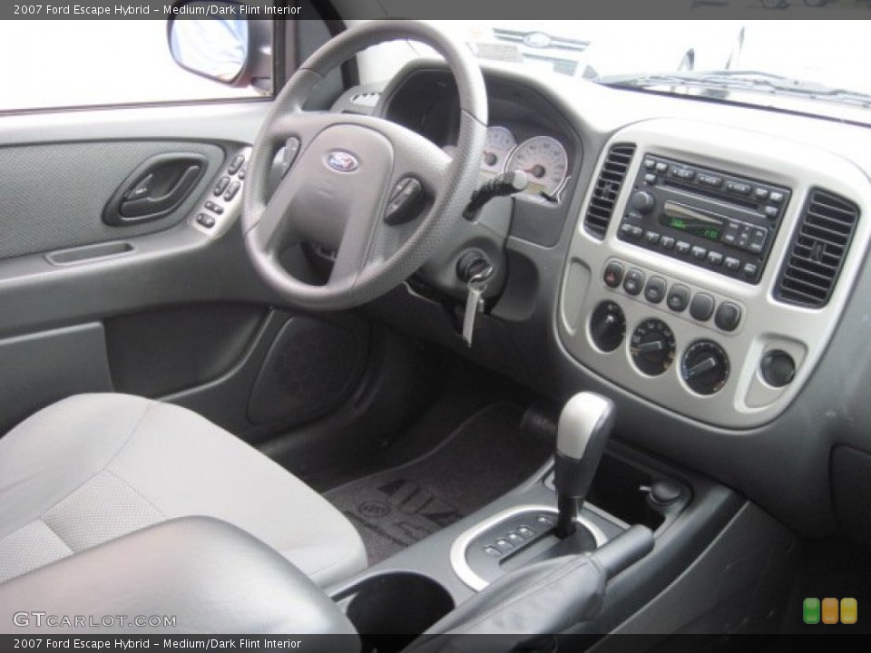 Medium/Dark Flint Interior Dashboard for the 2007 Ford Escape Hybrid #68280176