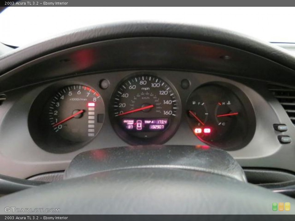 Ebony Interior Gauges for the 2003 Acura TL 3.2 #68281100