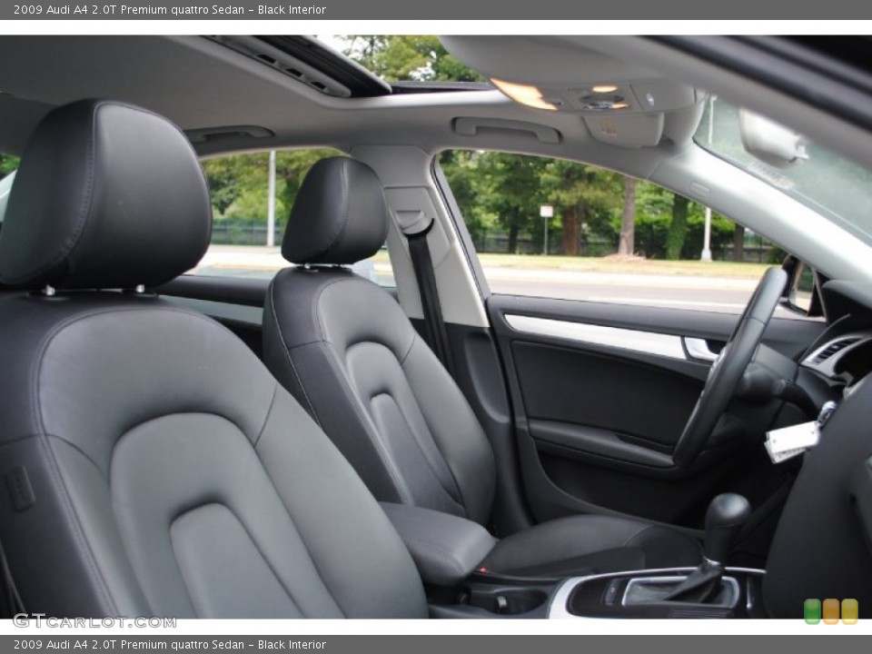 Black Interior Photo for the 2009 Audi A4 2.0T Premium quattro Sedan #68283710