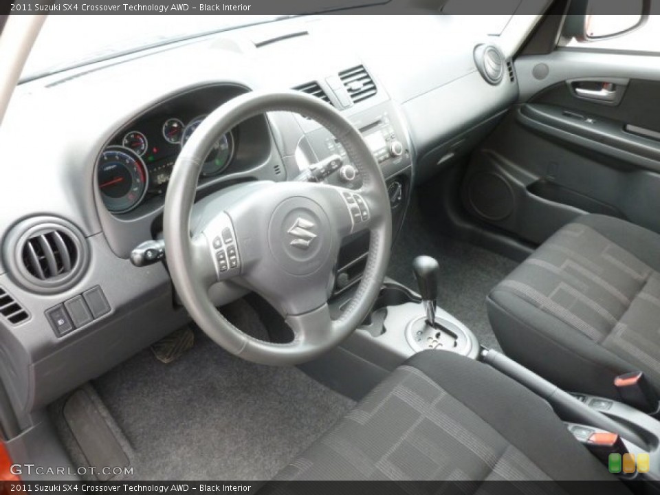 Black 2011 Suzuki SX4 Interiors