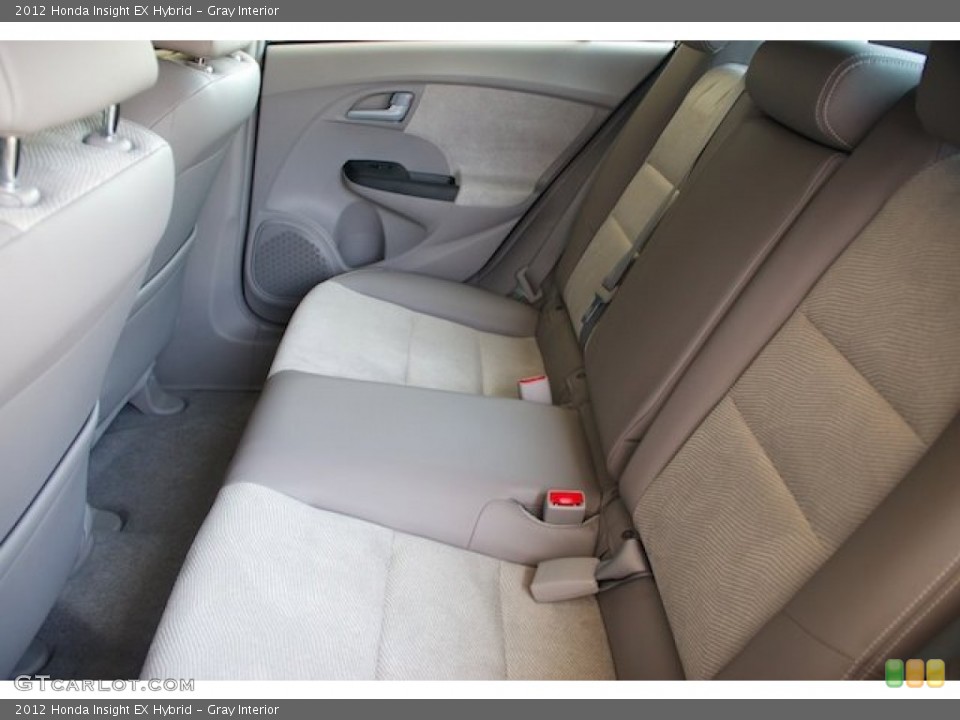 Gray Interior Rear Seat for the 2012 Honda Insight EX Hybrid #68285966