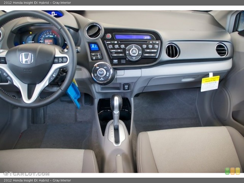 Gray Interior Dashboard for the 2012 Honda Insight EX Hybrid #68285978