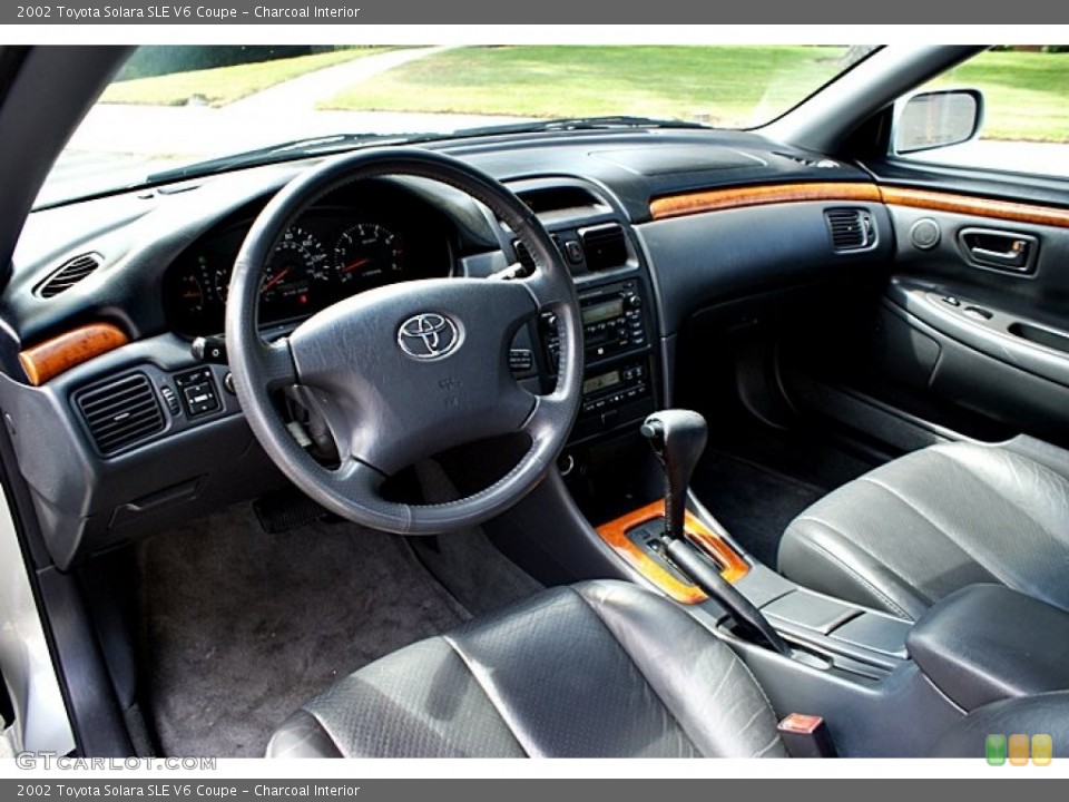Charcoal 2002 Toyota Solara Interiors