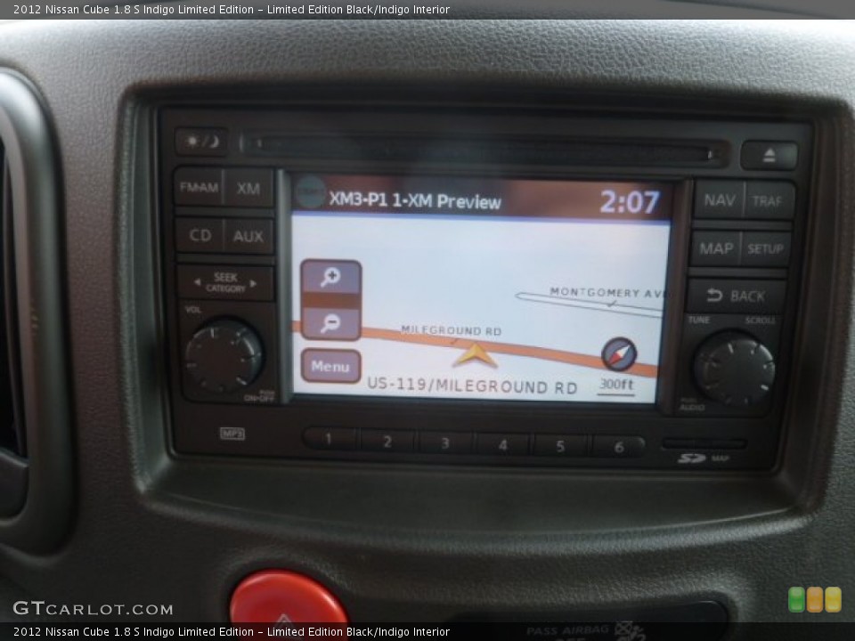 Limited Edition Black/Indigo Interior Navigation for the 2012 Nissan Cube 1.8 S Indigo Limited Edition #68286156