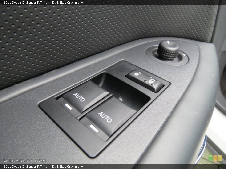 Dark Slate Gray Interior Controls for the 2011 Dodge Challenger R/T Plus #68286422