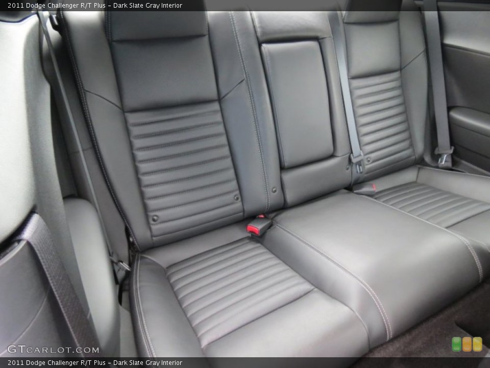 Dark Slate Gray Interior Rear Seat for the 2011 Dodge Challenger R/T Plus #68286458