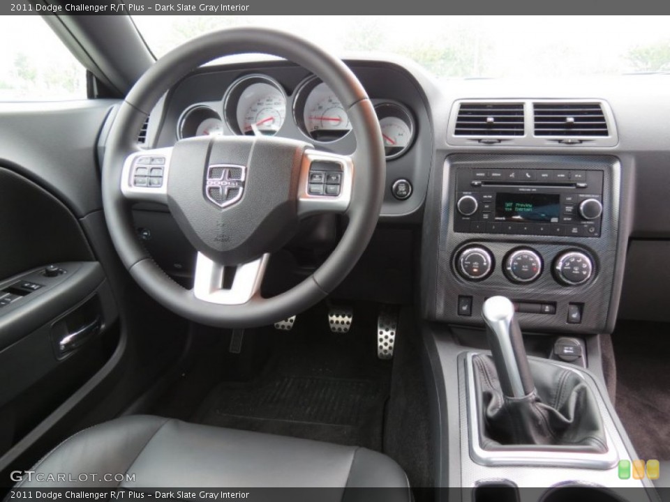 Dark Slate Gray Interior Dashboard for the 2011 Dodge Challenger R/T Plus #68286508