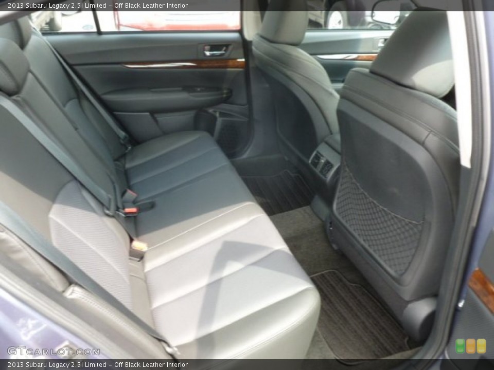 Off Black Leather Interior Photo for the 2013 Subaru Legacy 2.5i Limited #68289623