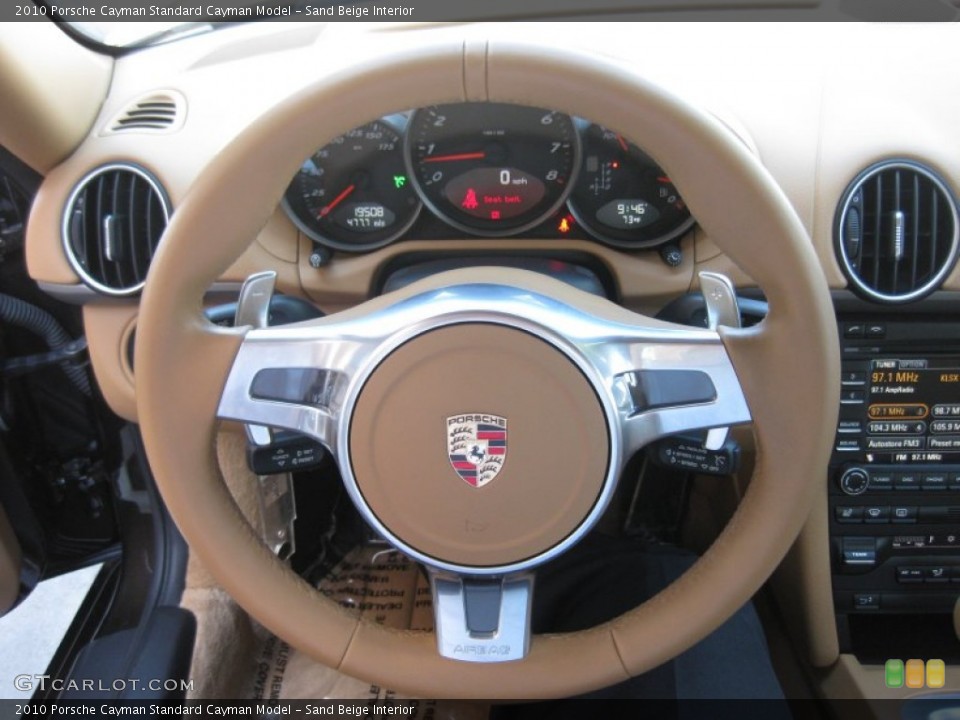 Sand Beige Interior Steering Wheel for the 2010 Porsche Cayman  #68290115