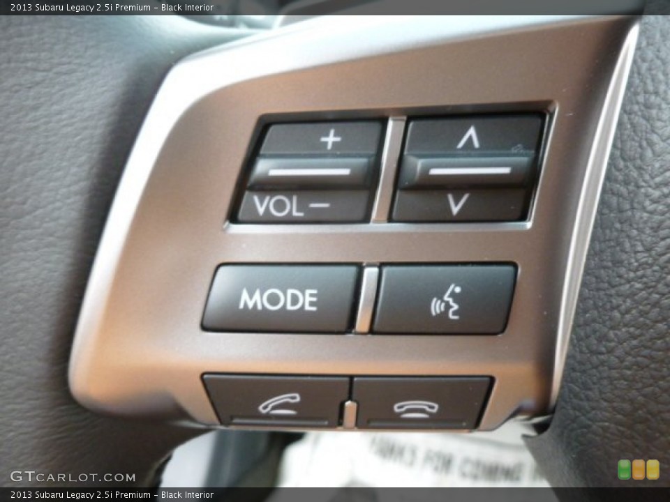 Black Interior Controls for the 2013 Subaru Legacy 2.5i Premium #68290697