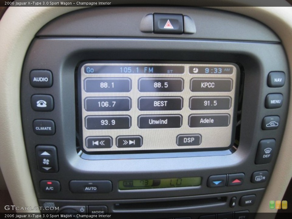 Champagne Interior Controls for the 2006 Jaguar X-Type 3.0 Sport Wagon #68290790