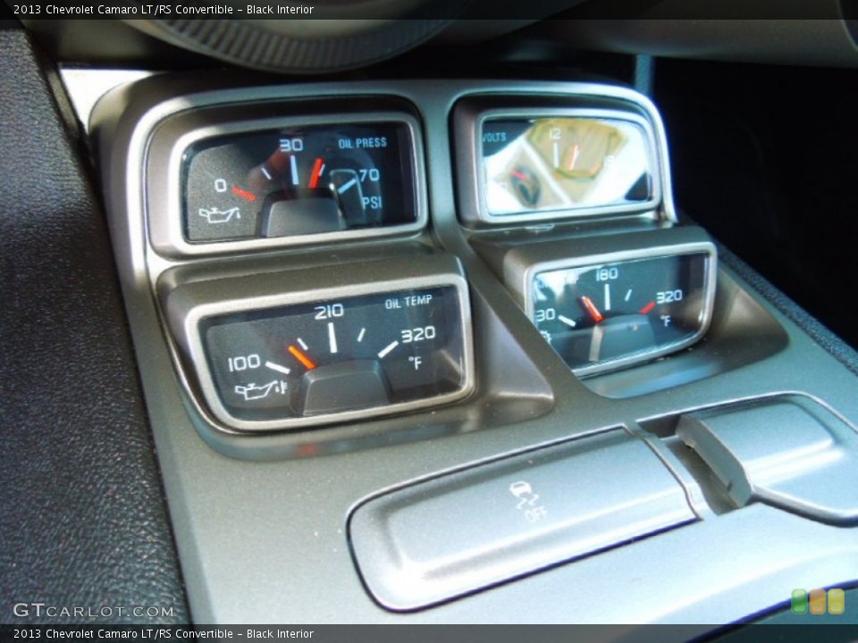 Black Interior Gauges for the 2013 Chevrolet Camaro LT/RS Convertible #68293003