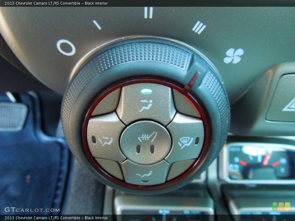 Black Interior Controls for the 2013 Chevrolet Camaro LT/RS Convertible #68293010