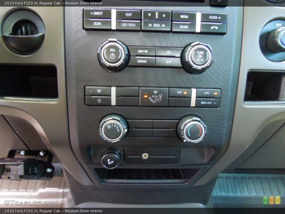 Medium Stone Interior Controls for the 2010 Ford F150 XL Regular Cab #68293223