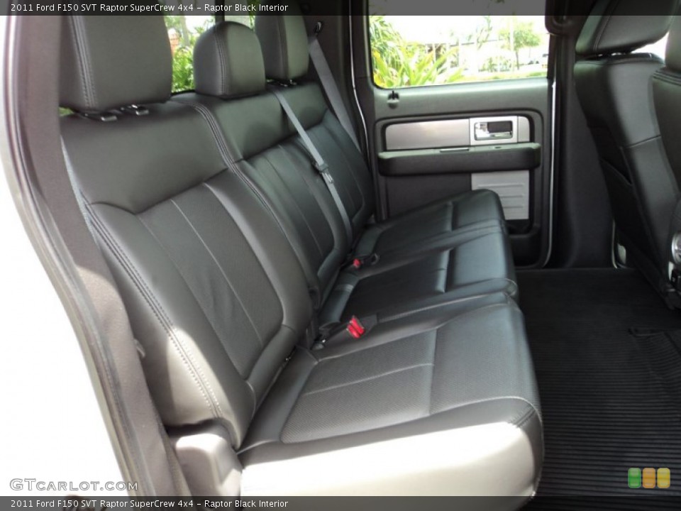 Raptor Black Interior Rear Seat for the 2011 Ford F150 SVT Raptor SuperCrew 4x4 #68293490