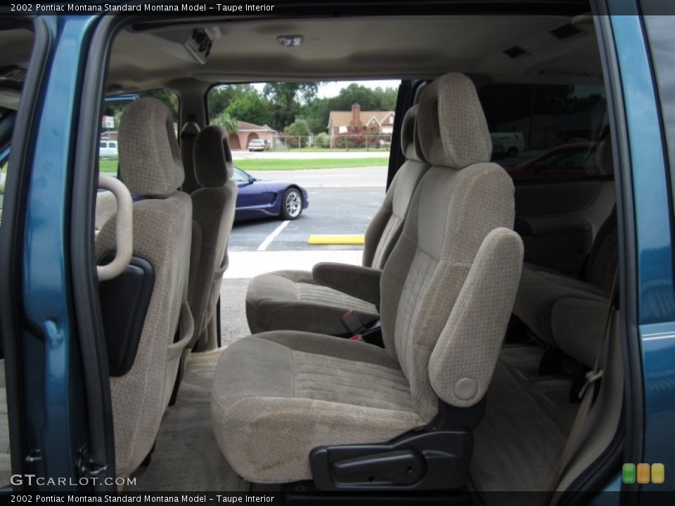 Taupe Interior Rear Seat for the 2002 Pontiac Montana  #68294615