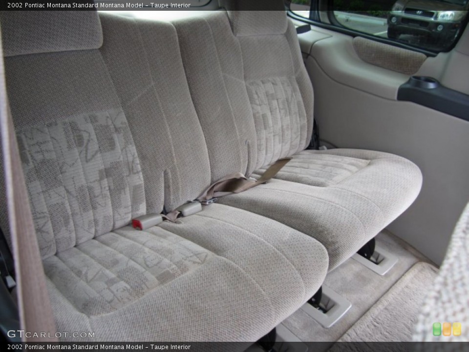Taupe Interior Rear Seat for the 2002 Pontiac Montana  #68294672
