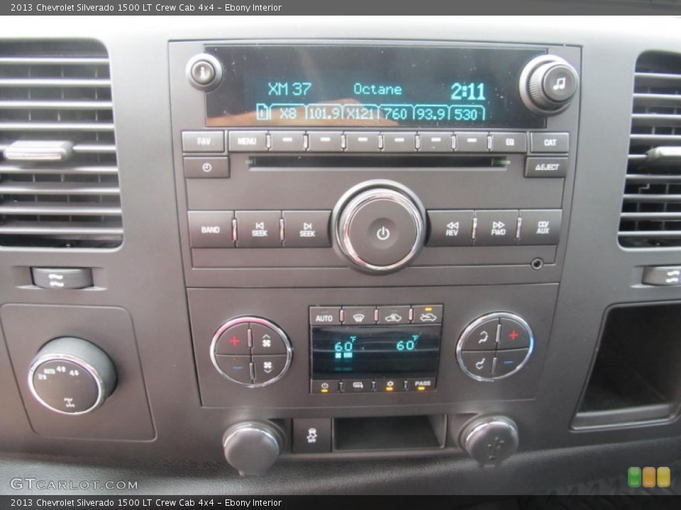Ebony Interior Controls for the 2013 Chevrolet Silverado 1500 LT Crew Cab 4x4 #68294678
