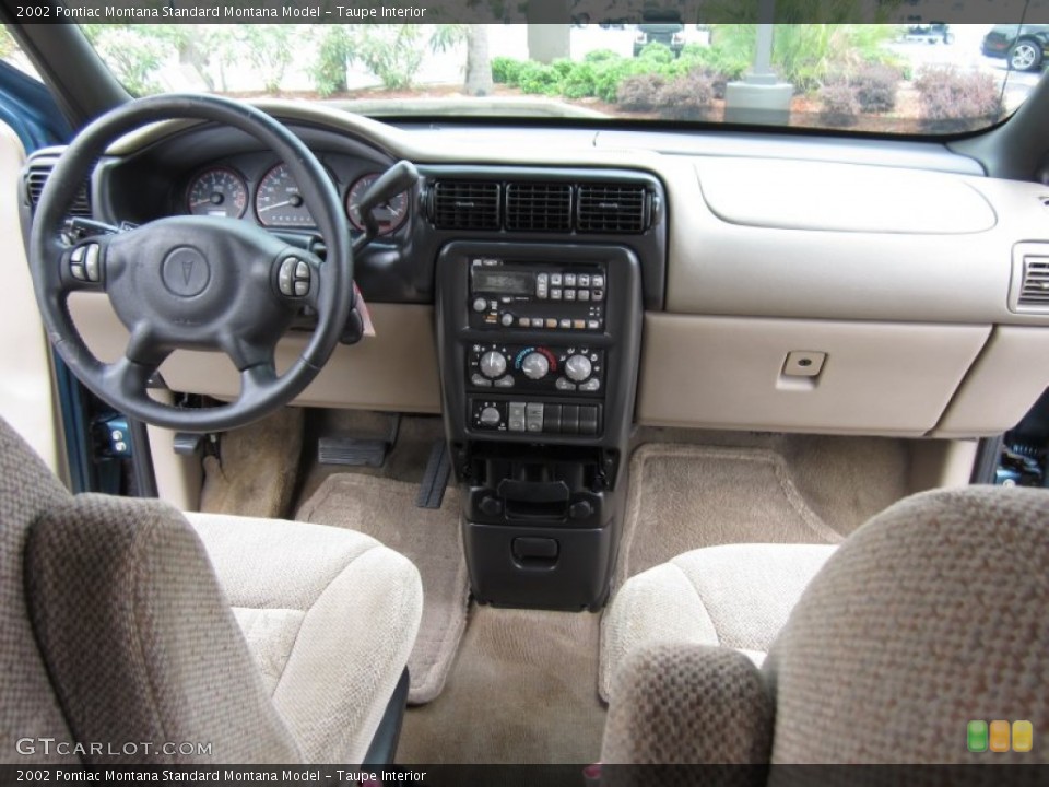 Taupe Interior Dashboard for the 2002 Pontiac Montana  #68294681