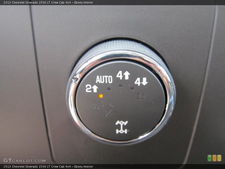 Ebony Interior Controls for the 2013 Chevrolet Silverado 1500 LT Crew Cab 4x4 #68294687