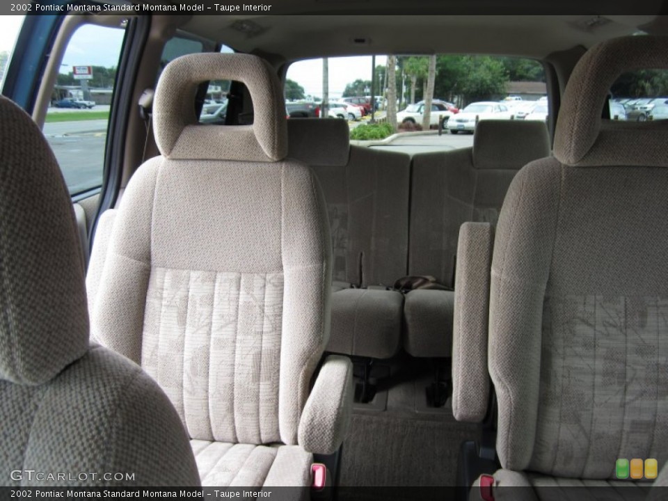 Taupe Interior Rear Seat for the 2002 Pontiac Montana  #68294738