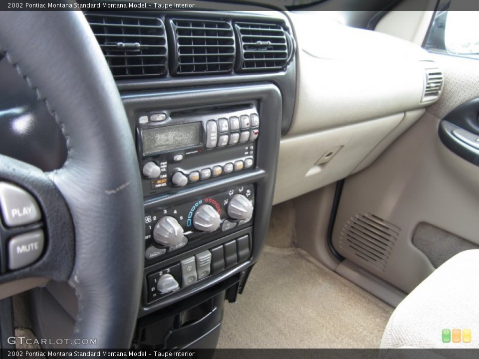 Taupe Interior Controls for the 2002 Pontiac Montana  #68294783