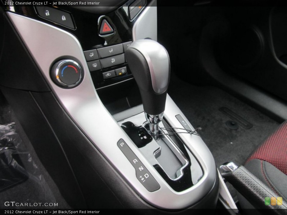 Jet Black/Sport Red Interior Transmission for the 2012 Chevrolet Cruze LT #68294960