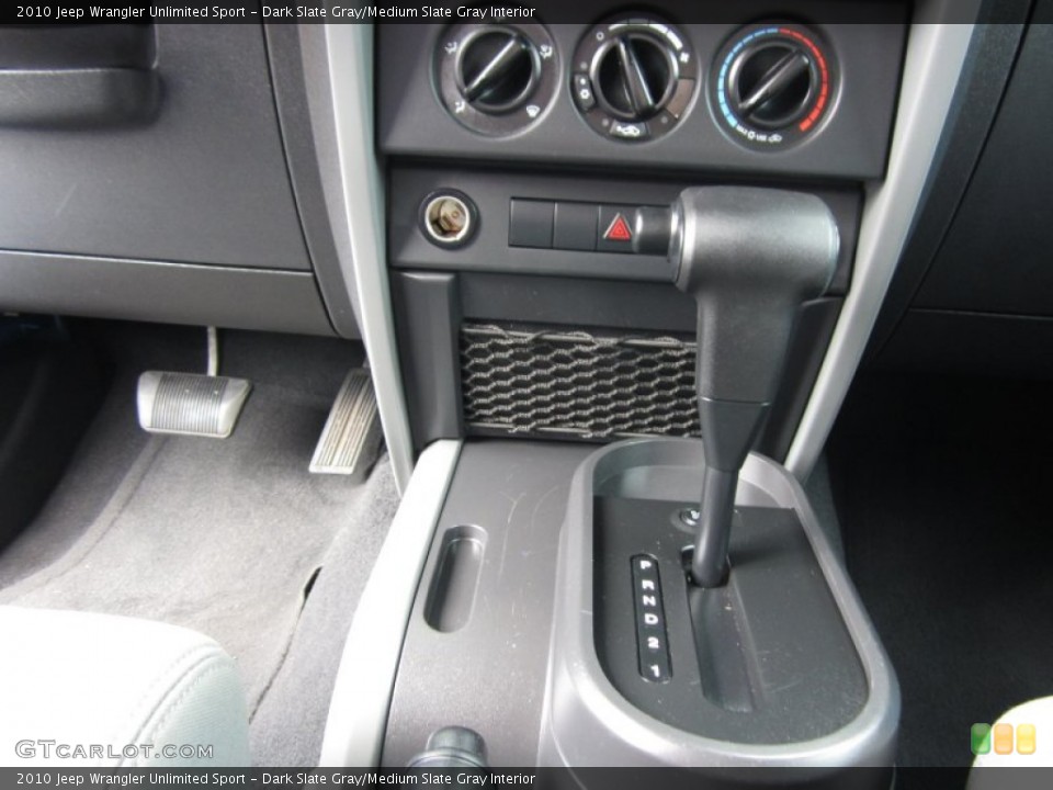 Dark Slate Gray/Medium Slate Gray Interior Transmission for the 2010 Jeep Wrangler Unlimited Sport #68295296