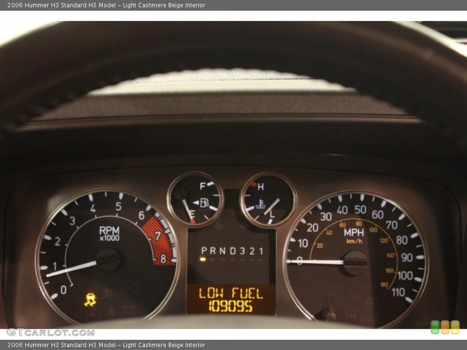 Light Cashmere Beige Interior Gauges for the 2006 Hummer H3  #68295734