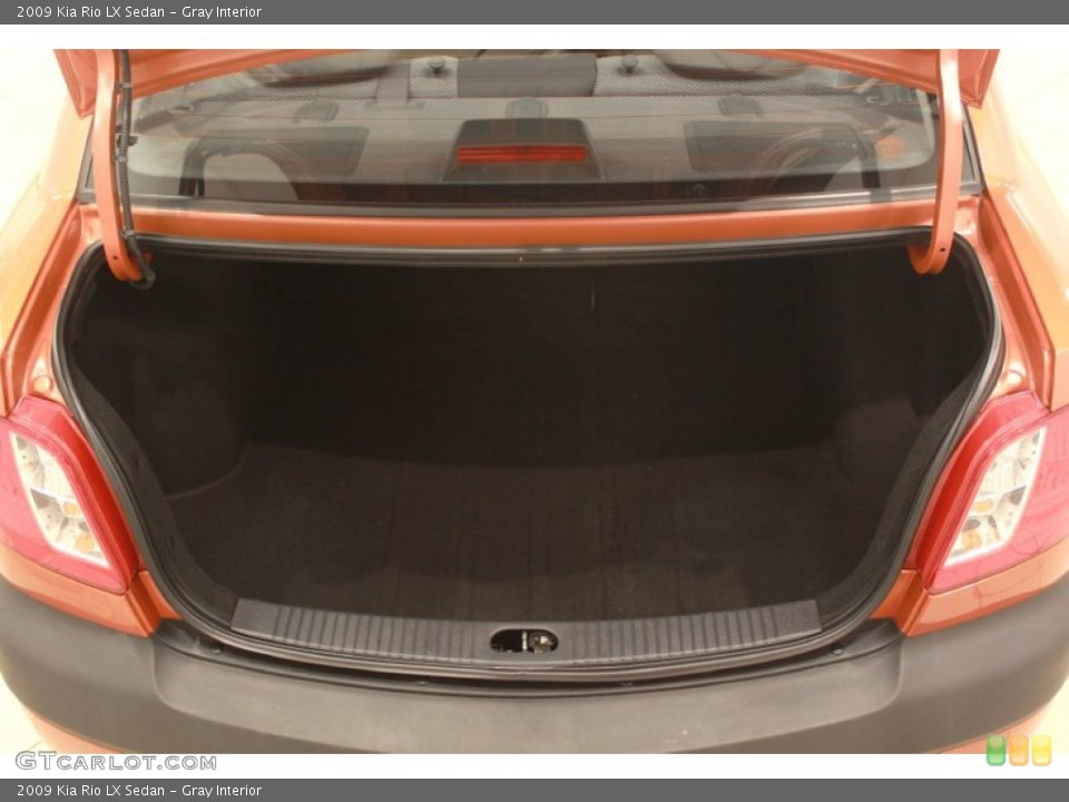 Gray Interior Trunk for the 2009 Kia Rio LX Sedan #68296010