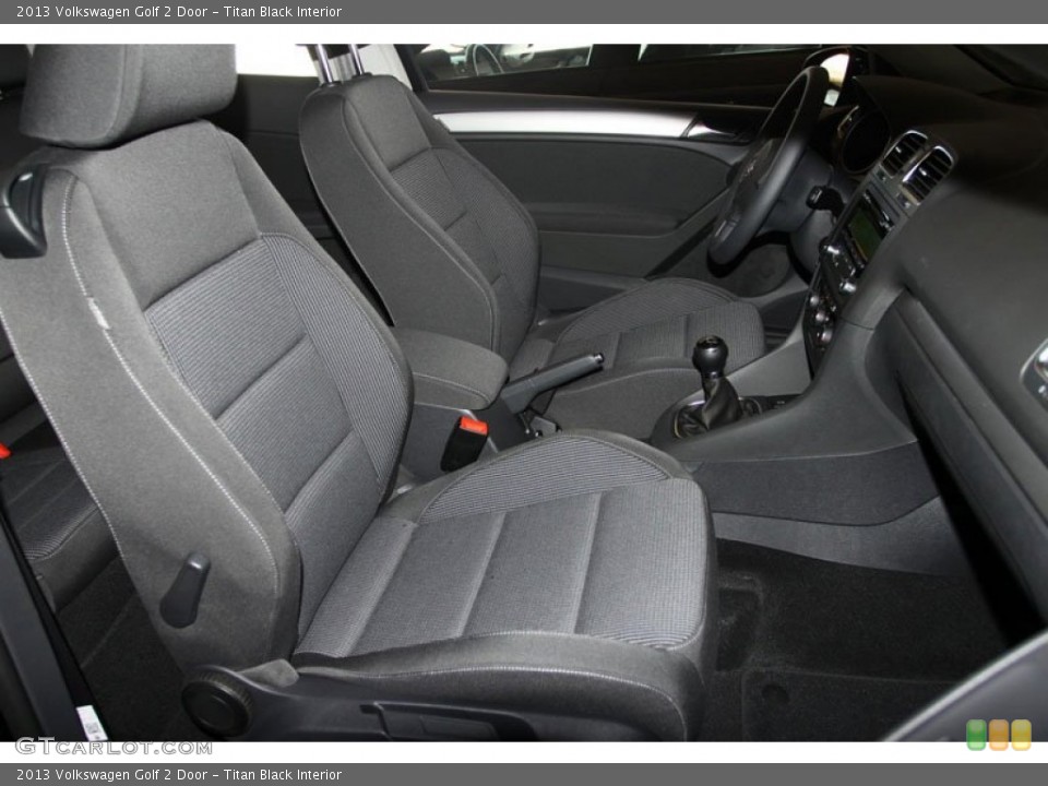 Titan Black Interior Photo for the 2013 Volkswagen Golf 2 Door #68298653
