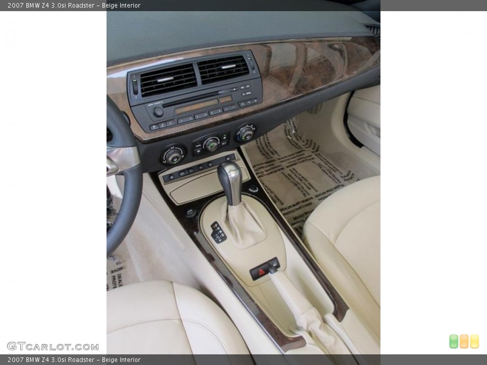 Beige Interior Transmission for the 2007 BMW Z4 3.0si Roadster #68298902