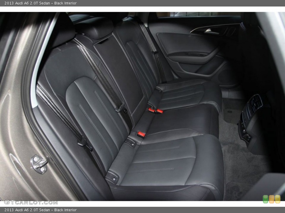 Black Interior Rear Seat for the 2013 Audi A6 2.0T Sedan #68301209