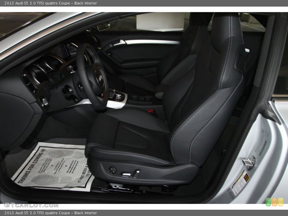 Black Interior Front Seat for the 2013 Audi S5 3.0 TFSI quattro Coupe #68301870