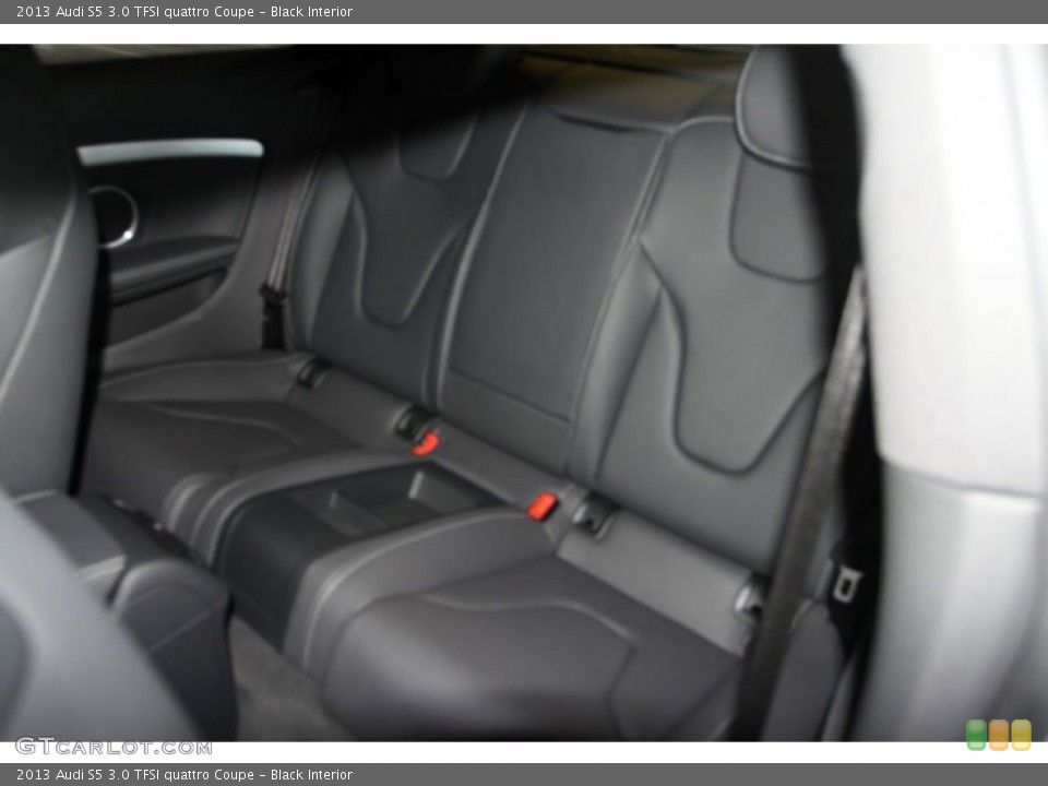 Black Interior Rear Seat for the 2013 Audi S5 3.0 TFSI quattro Coupe #68301887