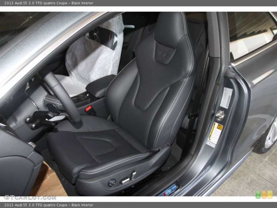 Black Interior Front Seat for the 2013 Audi S5 3.0 TFSI quattro Coupe #68302127