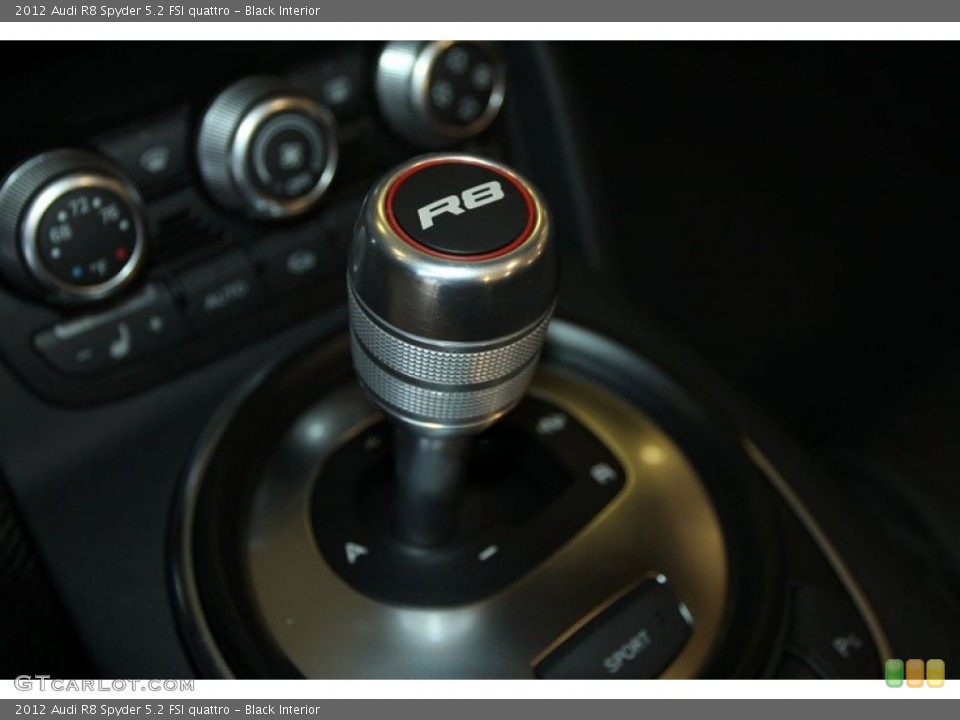Black Interior Transmission for the 2012 Audi R8 Spyder 5.2 FSI quattro #68302433