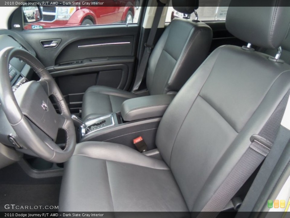 Dark Slate Gray Interior Front Seat for the 2010 Dodge Journey R/T AWD #68305493
