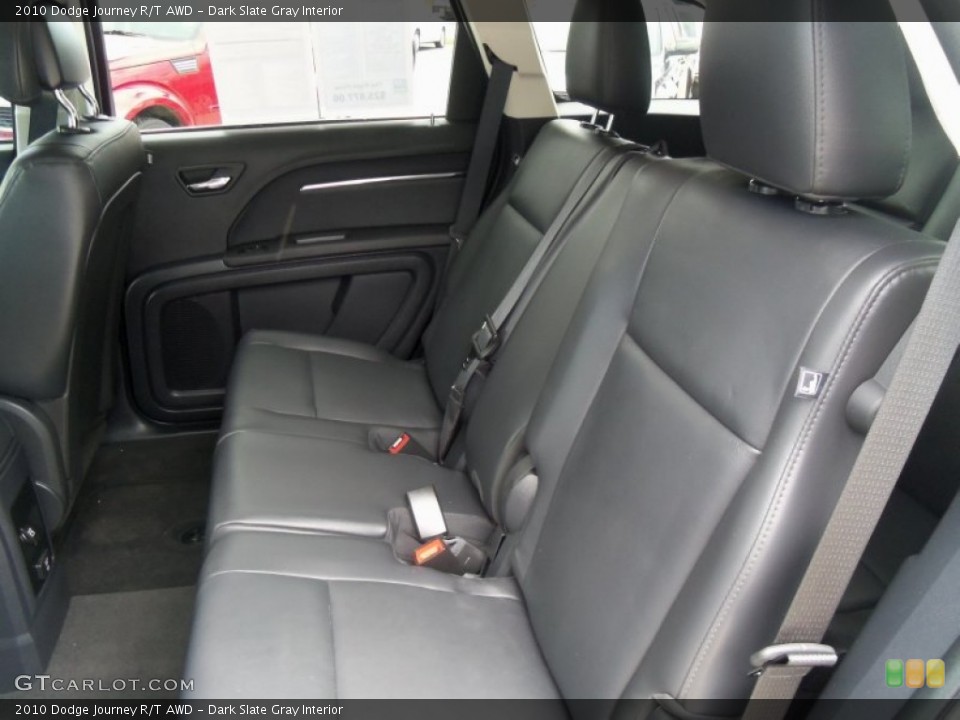 Dark Slate Gray Interior Rear Seat for the 2010 Dodge Journey R/T AWD #68305649
