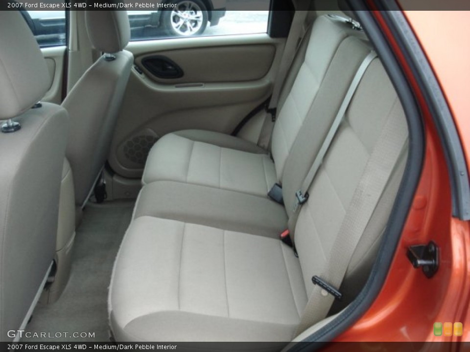 Medium/Dark Pebble Interior Rear Seat for the 2007 Ford Escape XLS 4WD #68306831