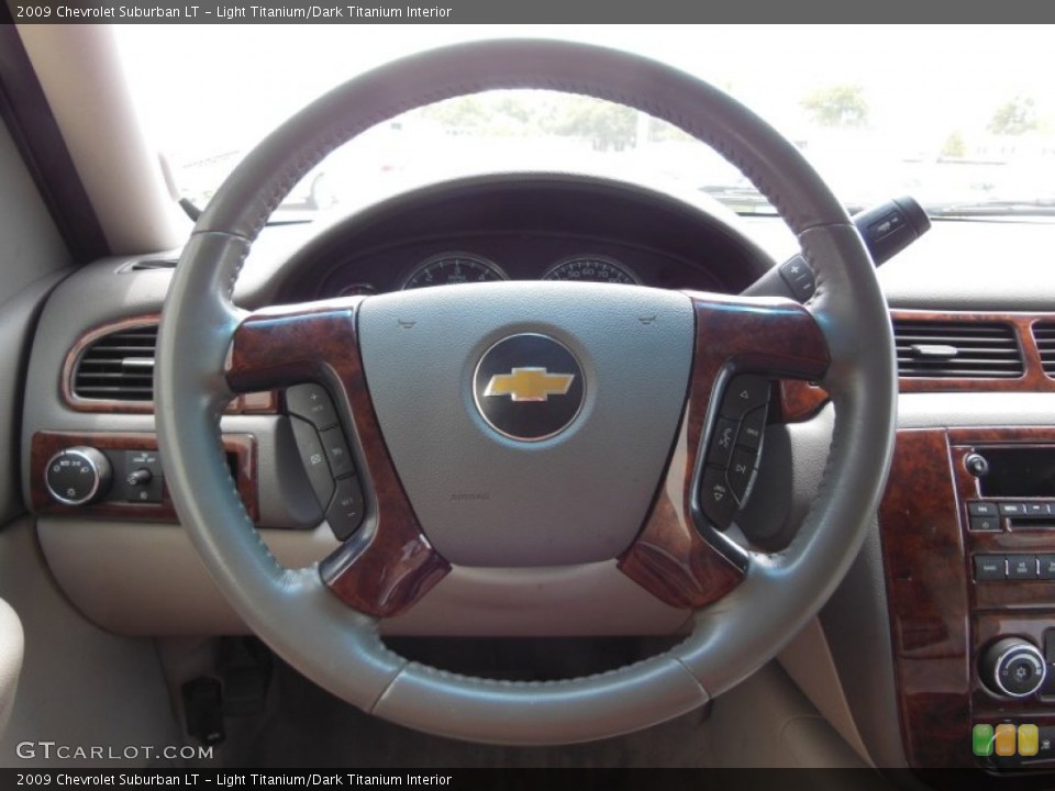 Light Titanium/Dark Titanium Interior Steering Wheel for the 2009 Chevrolet Suburban LT #68307497
