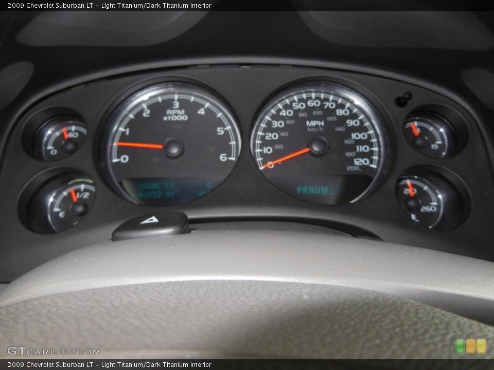 Light Titanium/Dark Titanium Interior Gauges for the 2009 Chevrolet Suburban LT #68307503