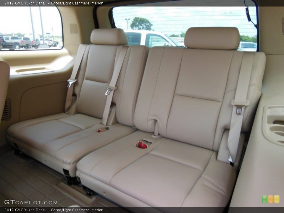 Cocoa/Light Cashmere Interior Rear Seat for the 2012 GMC Yukon Denali #68307731