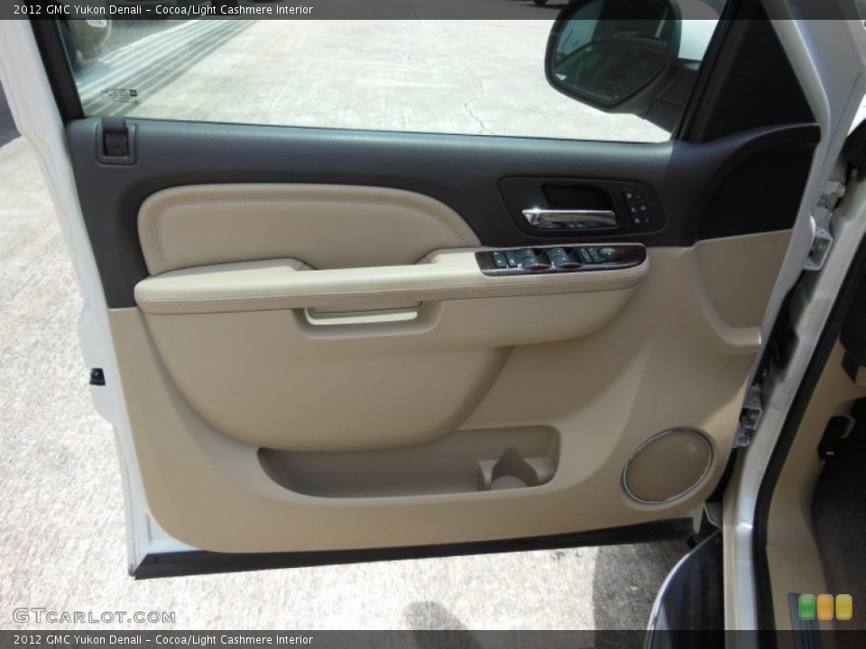 Cocoa/Light Cashmere Interior Door Panel for the 2012 GMC Yukon Denali #68307758